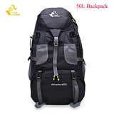 60L Waterproof Climbing Hiking Backpack