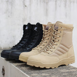 Men desert military boots Outdoor waterproof hiking shoes