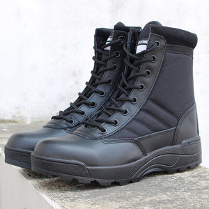 Men desert military boots Outdoor waterproof hiking shoes